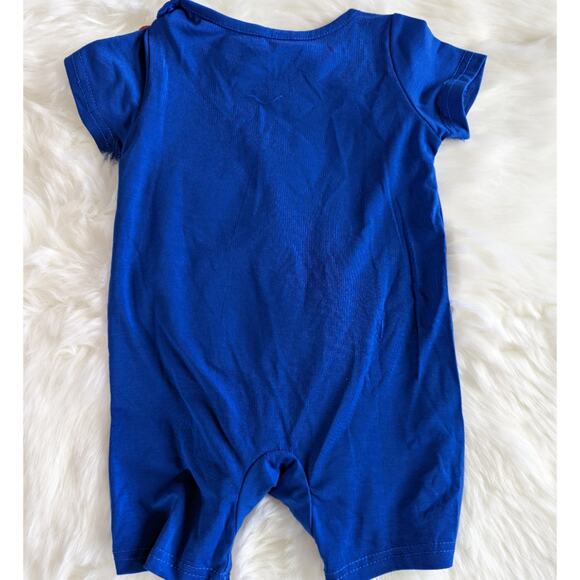 Patpat 4th of July Land of the Free Because of the Brave Onesie Sz 3-6m New - Picture 4 of 4